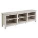 70" Rustic Wood TV Stand - White Wash - WEF1415