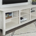 70" Rustic Wood TV Stand - White Wash - WEF1415