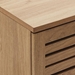 18" Slat Door Side Table - English Oak - WEF1440