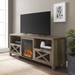 70" Rustic Farmhouse Fireplace TV Stand - Reclaimed Barnwood - WEF1498