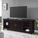 70" Traditional Wood Media TV Stand - Espresso - WEF1505