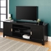 70" Traditional Wood TV Stand - Black - Style A - WEF1506