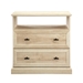 Classic 2 Drawer End Table - White Oak - WEF1514