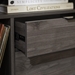 25" Modern Storage Side Table - Slate Grey - WEF1518