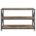 40" Industrial Wood Bookcase - Barnwood - WEF1535