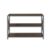 40" Industrial Wood Bookcase - Dark Walnut - WEF1536
