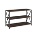 40" Industrial Wood Bookcase - Dark Walnut - WEF1536