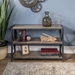 40" Industrial Wood Bookcase - Driftwood - WEF1537