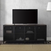 60" Industrial TV Stand - Dark Walnut - WEF1548
