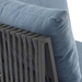 Outdoor Modern Modular Patio Corner Chair - Blue - WEF1577