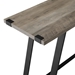 46" Modern Industrial Entryway Table - Grey Wash - WEF1649