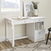 48" Modern Wood Computer Desk - White - Style A - WEF1655