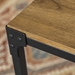 48" Industrial Wood Dining Table - Barnwood - WEF1662