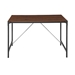 48" Industrial Wood Dining Table - Dark Walnut - WEF1663