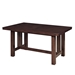 60" Wood Expandable Dining Table - Cappuccino  - WEF1693