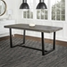 72" Rustic Solid Wood Dining Table - Grey 
 - WEF1699