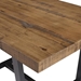 52" Distressed Solid Wood Dining Table - Reclaimed Barnwood - WEF1708