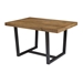 52" Distressed Solid Wood Dining Table - Reclaimed Barnwood - WEF1708
