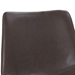 Industrial Faux Leather Dining Chair, Set of 2 - Brown - 18" - WEF1716