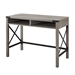 42" Farmhouse Metal & Wood Desk - Grey Wash - WEF1726