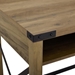 42" Farmhouse Metal & Wood Desk - Reclaimed Barnwood - WEF1727