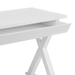 48" Modern Wood Computer Desk - White - Style B - WEF1732