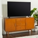 60" Mid Century Modern Wood TV Stand - Acorn - WEF1862