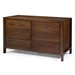 57" Classic Solid Wood 6-Drawer Dresser - Walnut - WEF1878