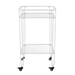 20" Industrial Bar Serving Cart - White - WEF1888