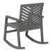 Outdoor Chevron Rocking Chair - Grey Wash - WEF1894
