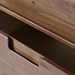 3 Drawer Mid Century Modern Wood Dresser - Walnut - WEF1936