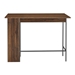 48" Counter Height Drop Leaf Table with Storage - Dark Walnut - WEF1950