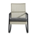 Modern Patio Rattan Rocking Chair - Light Grey & Grey - WEF1974