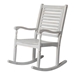 Patio Wood Rocking Chair - White Wash - WEF2025