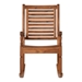 Solid Acacia Wood Outdoor Patio Rocking Chair - Brown - WEF2026