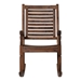 Solid Acacia Wood Outdoor Patio Rocking Chair - Dark Brown - WEF2027