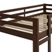 Low Wood Twin Bunk Bed - Walnut - WEF2031