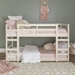 Low Wood Twin Bunk Bed - White - WEF2032