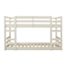 Low Wood Twin Bunk Bed - White - WEF2032