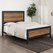 Industrial Queen Size Bed - Reclaimed Barnwood - WEF2056