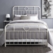 Metal Pipe Queen Bed - Antique White - WEF2060