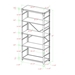 64" Industrial 4-Shelf Wood Bookcase - Barnwood - WEF2104