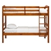 Solid Wood Twin over Twin Bunk Bed - Cherry - WEF2107