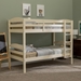 Solid Wood Twin over Twin Bunk Bed - White - WEF2112