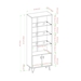 68" Mid-Century Modern Storage Cabinet - Dark Walnut - WEF2117