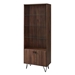 68" Mid-Century Modern Storage Cabinet - Dark Walnut - WEF2117
