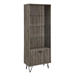 68" Mid-Century Modern Storage Cabinet - Slate Grey - WEF2118