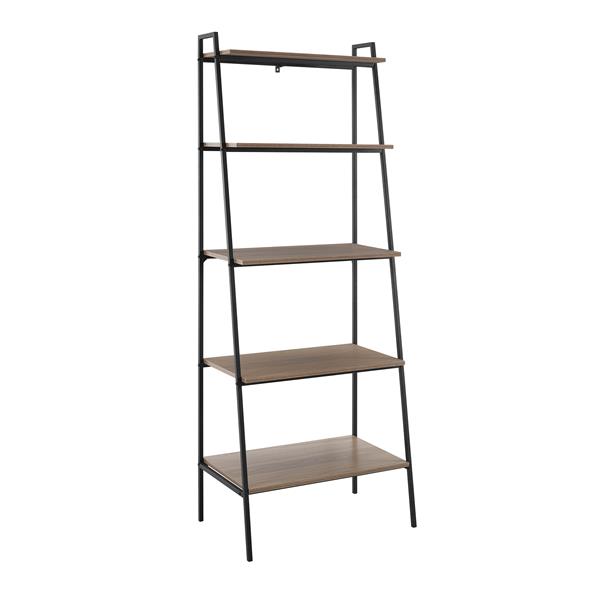 72" Industrial Ladder Bookcase - Mocha 