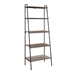 72" Industrial Ladder Bookcase - Mocha - WEF2173