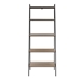 72" Industrial Ladder Bookcase - Mocha - WEF2173